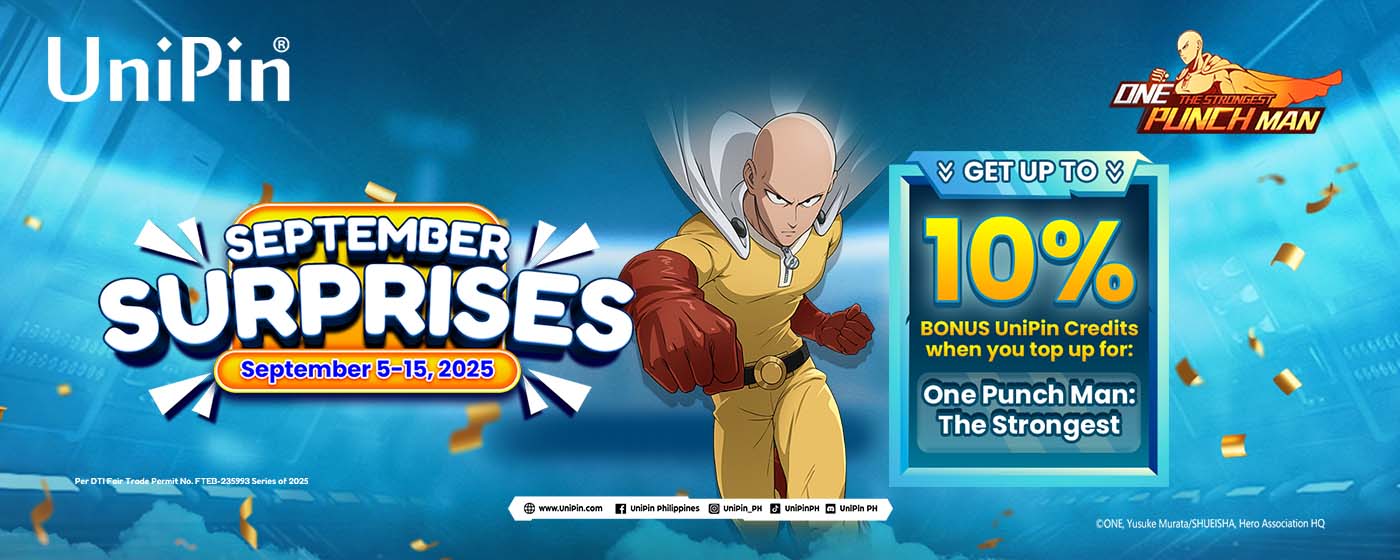 September Surprises One Punch Man: The Strongest (PH)